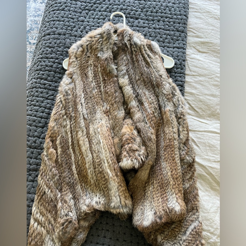 La Rok Rabbit Fur Vest